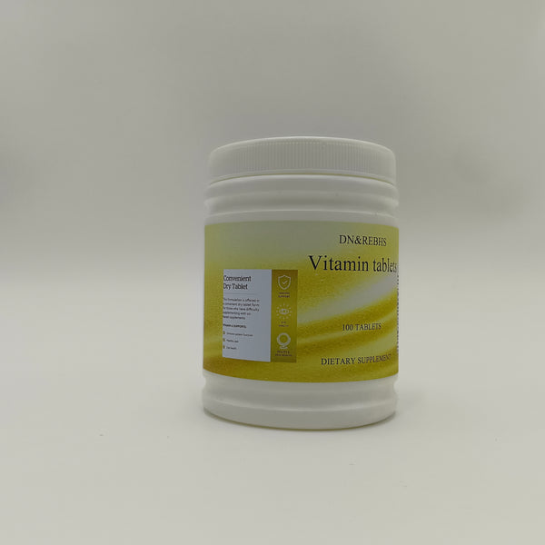 DN&REBHS Vitamin tablets 100 Count Vitamin Tablets, Dietary Supplement, Vitamin C