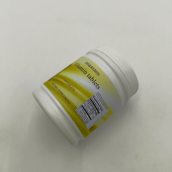DN&REBHS Vitamin tablets 100 Count Vitamin Tablets, Dietary Supplement, Vitamin C