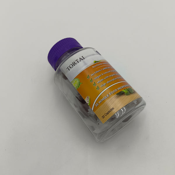 TORTAI Nutritional supplements Organic Whole Food Nutritional Supplement, Vegan Formula, 30 Capsules