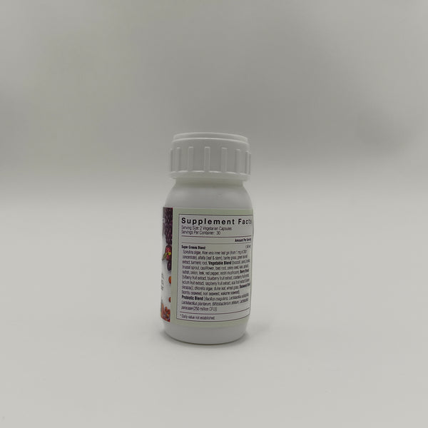 TORTAI Health food supplements Super Green Wholesome Vegetarian Supplement Capsules, 60 Capsule