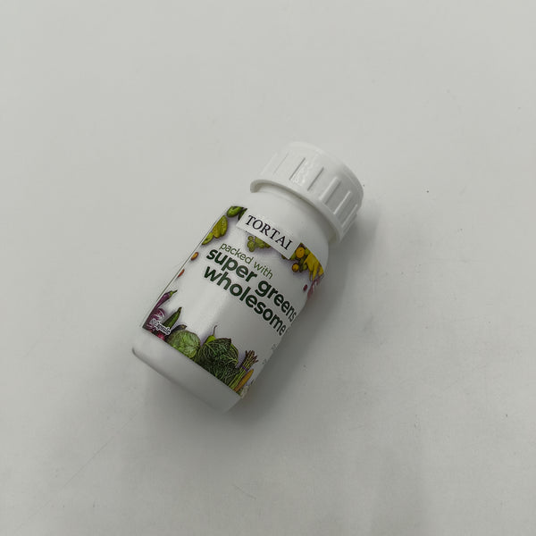 TORTAI Health food supplements Super Green Wholesome Vegetarian Supplement Capsules, 60 Capsule
