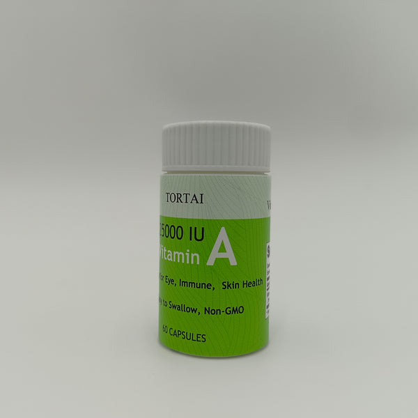 TORTAI Vitamins 60 Capsules Vitamin A Supplements for Eye, Immune & Skin Health