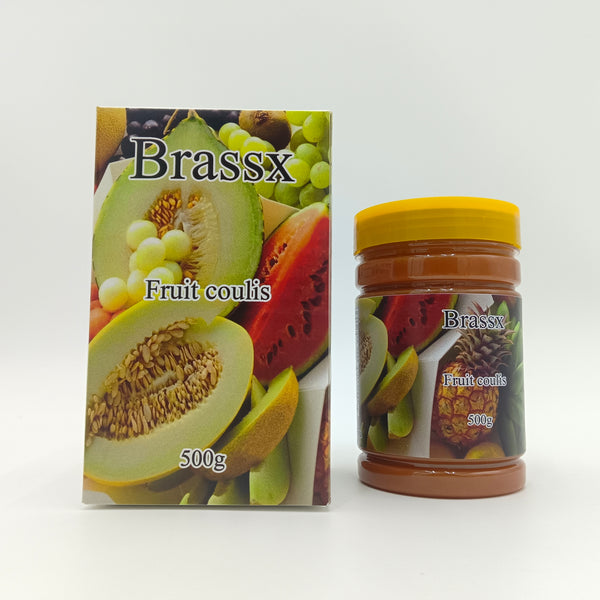 Brassx Fruit coulis Sweet and Delicious Mixed Fruit Dessert Sauce, 500g (17.6 oz)