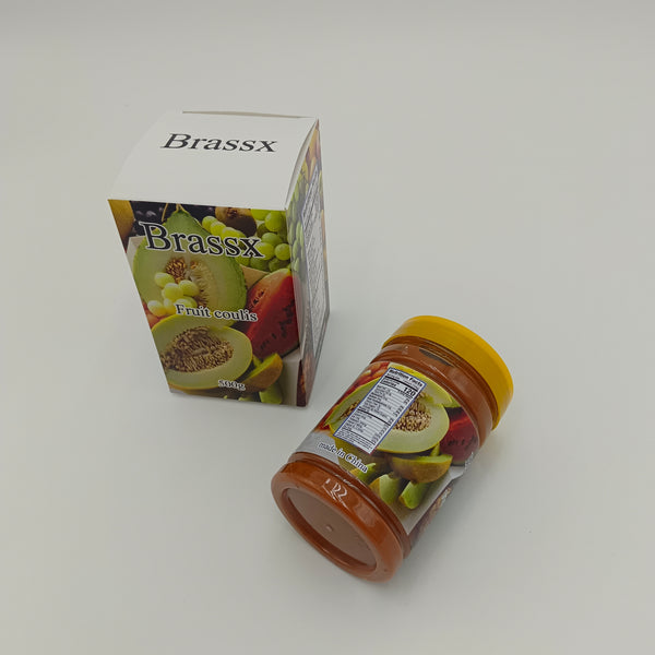 Brassx Fruit coulis Sweet and Delicious Mixed Fruit Dessert Sauce, 500g (17.6 oz)