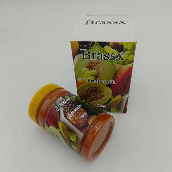 Brassx Fruit coulis Sweet and Delicious Mixed Fruit Dessert Sauce, 500g (17.6 oz)
