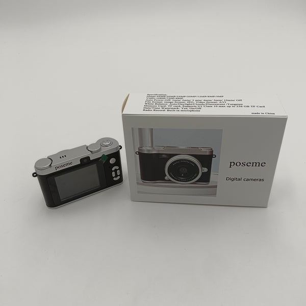 poseme Digital cameras Retro Style Digital Camera, Built-in Microphone, TF Card Support