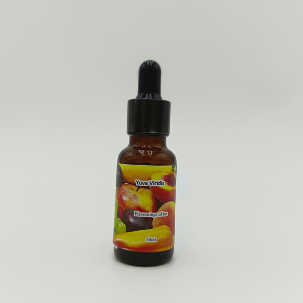 Yuva Viridis Flavourings of tea Natural Tea Flavoring Drops, 50ml Glass Dropper Bottle