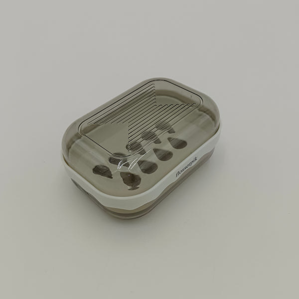 flosserpik Soap containers Plasitc Soap Dish Container, Vented Drainage Design