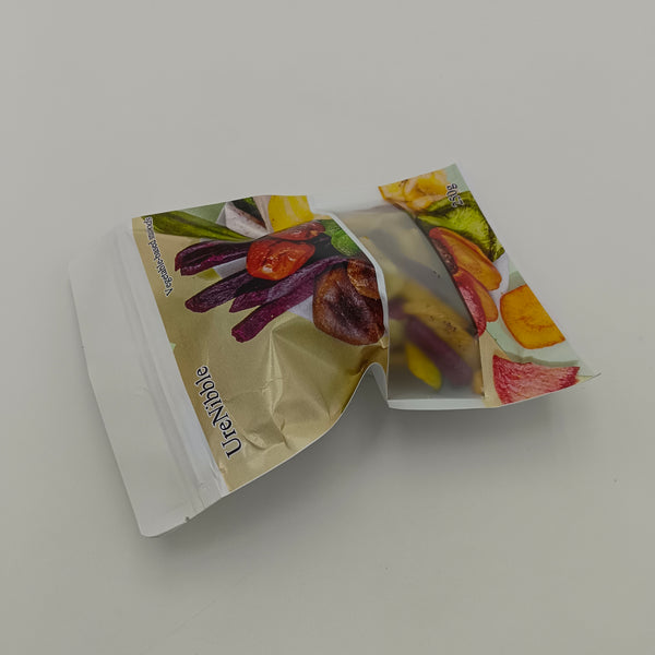 UreNibble Vegetable-based snack foods 250g Mixed Vegetable Snacks, Dried Fruit and Veggie Chips, Resealable Pouch