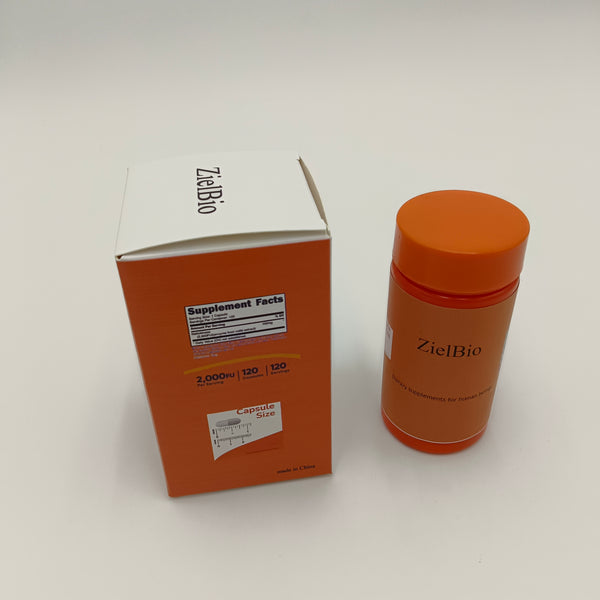ZielBio Dietary supplements for human beings 120 capsules human dietary supplements for home/office/travel