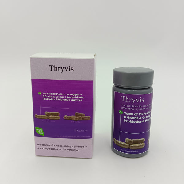 Thryvis Nutraceuticals for use as a dietary supplement for promoting digestion and for liver support