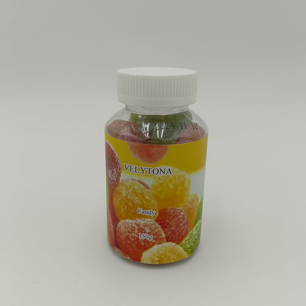 VELYTONA Candy Bottled candies for daily leisure, 150g, spherical candy design