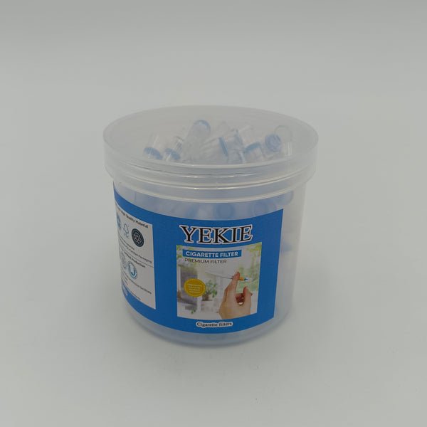 YEKIE Cigarette filters Disposable Plastic Cigarette Filters with Storage Container