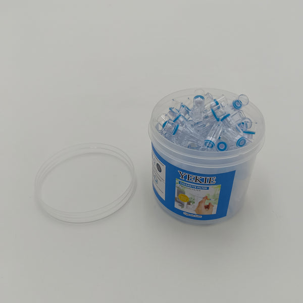 YEKIE Cigarette filters Disposable Plastic Cigarette Filters with Storage Container