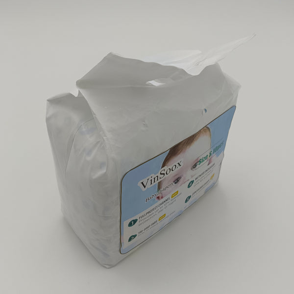 VinSoox Baby diapers Size S baby diapers, 10-piece pack, suitable for newborns to toddlers