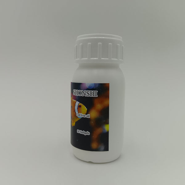 SHONSHI Cod liver oil 30 soft Capsules of cod liver oil, protecting the heart, brain and improving eyesight