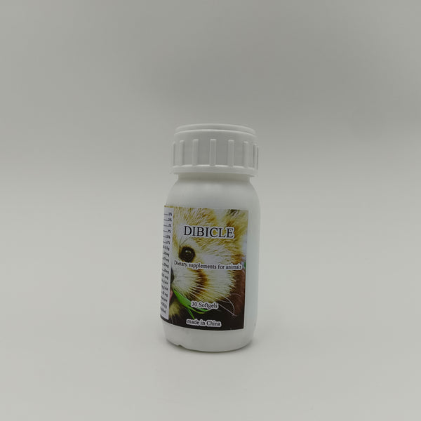 DIBICLE Dietary supplements for animals 30 soft capsules, suitable for pet dogs and cats, supporting gastrointestinal health