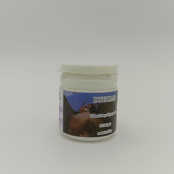 DTGOME Natural sleep aid preparations 30 natural sleep aid soft capsules, improving sleep quality without dependence