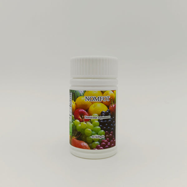 NOMFOT Nutritional supplements 30 soft capsules of nutritional supplement, extracted from various fruits