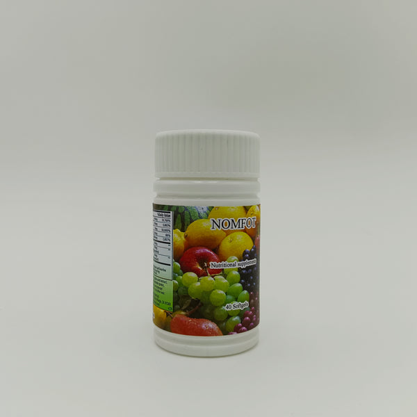 NOMFOT Nutritional supplements 30 soft capsules of nutritional supplement, extracted from various fruits