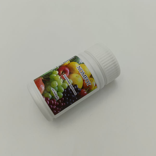 NOMFOT Nutritional supplements 30 soft capsules of nutritional supplement, extracted from various fruits