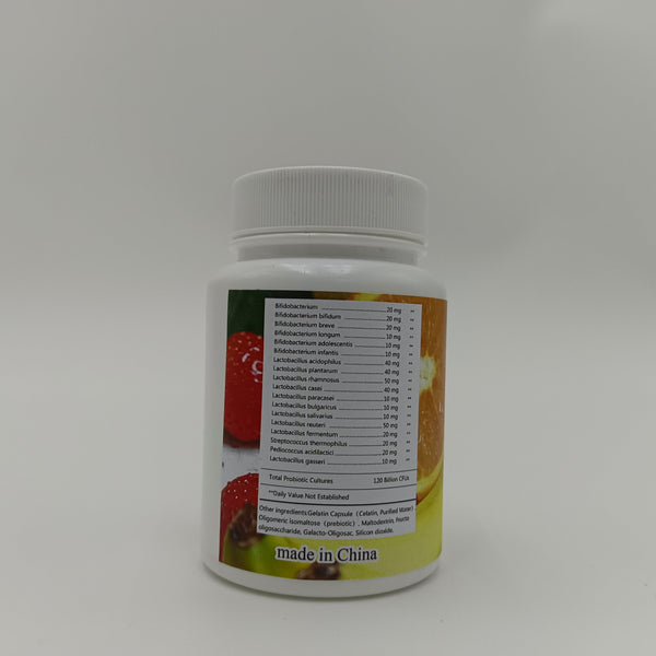 Zelfyrtisar Probiotic supplements 60 soft Capsules, high-activity complex probiotics + prebiotics, supporting intestinal health