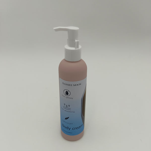HANSEE MOON Body cream Non-Greasy Lightweight Body Cream, Fast-Absorbing, 16.9 fl oz