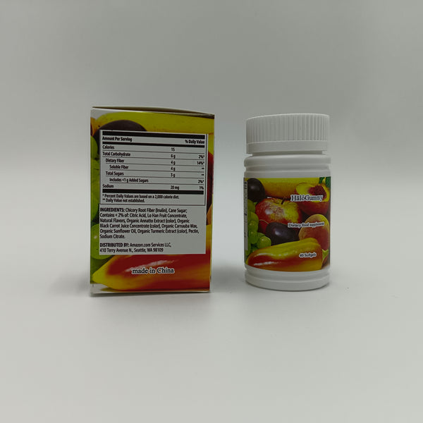 HālóGummy Dietary food supplements 40 Capsules Natural fruit and vegetable dietary supplement