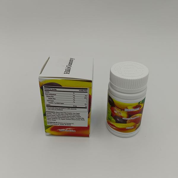 HālóGummy Dietary food supplements 40 Capsules Natural fruit and vegetable dietary supplement