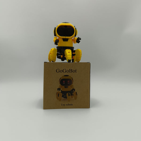 GoGoBot Toy robots Interactive Robot Toy with Articulated Limbs, Yellow and Black