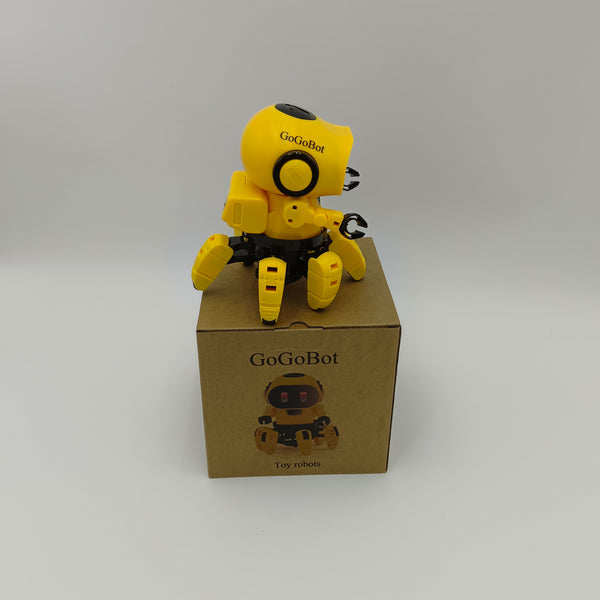 GoGoBot Toy robots Interactive Robot Toy with Articulated Limbs, Yellow and Black