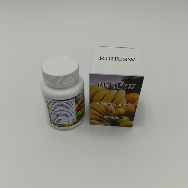 RUHUSW Nutritional supplements Natural Fruit and Vegetable Extract Nutritional Supplement, 50 soft capsules
