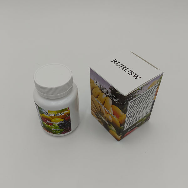 RUHUSW Nutritional supplements Natural Fruit and Vegetable Extract Nutritional Supplement, 50 soft capsules