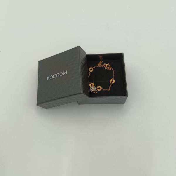 ROCDOM Bracelets Rose Gold Plated Fashion Jewelry Bracelet with Gift Box