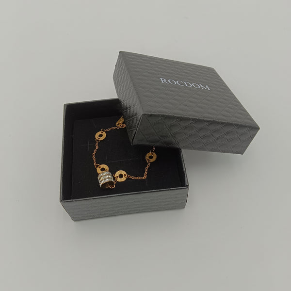 ROCDOM Bracelets Rose Gold Plated Fashion Jewelry Bracelet with Gift Box