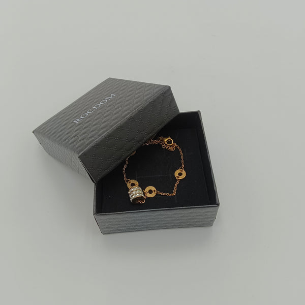 ROCDOM Bracelets Rose Gold Plated Fashion Jewelry Bracelet with Gift Box