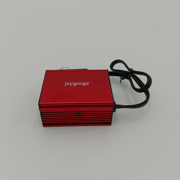 jsygorge Electric transformers Red Electric transformers with Dual USB Ports, Compact Aluminum Design
