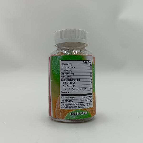 TINSONGD Candy Mixed Fruit Flavors Assorted Candy for Kids, 200g Jar