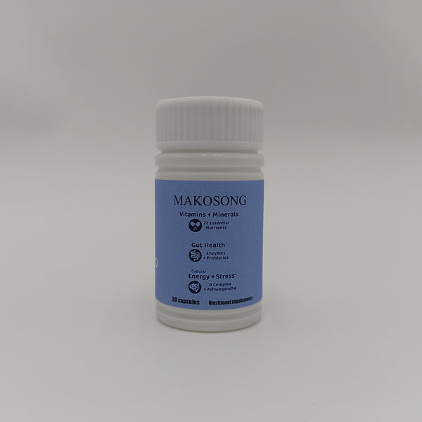 MAKOSONG Nutritional supplements 30 multivitamin and mineral supplements, containing 22 essential nutrients
