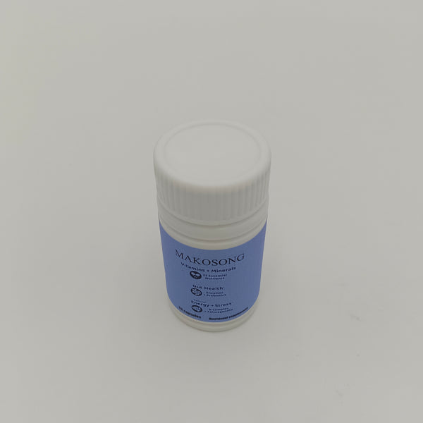 MAKOSONG Nutritional supplements 30 multivitamin and mineral supplements, containing 22 essential nutrients