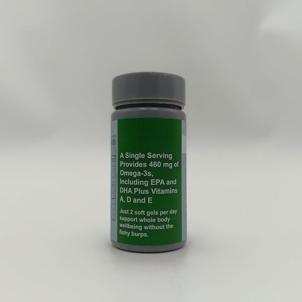 JUCEWEI Cod liver oil 60 soft capsules of cod liver oil, odorless, supporting overall health