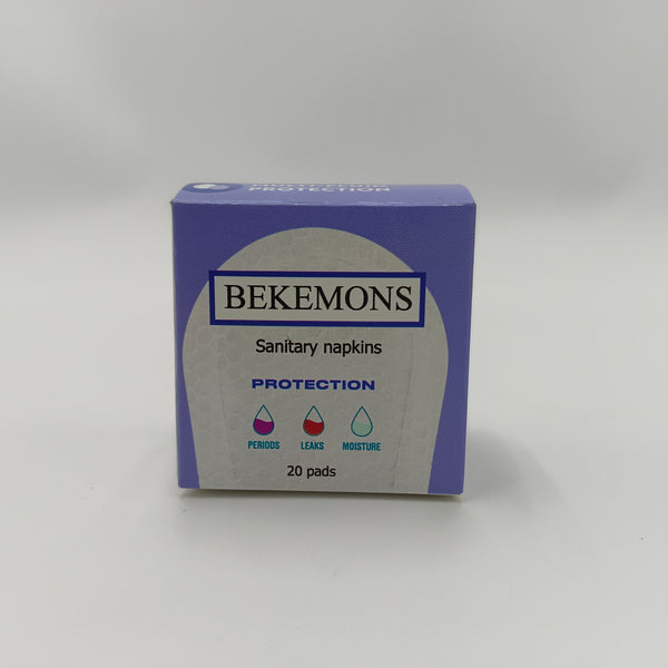 BEKEMONS Sanitary napkins Breathable sanitary napkins for women, 20-piece set, 8-hour leak-proof