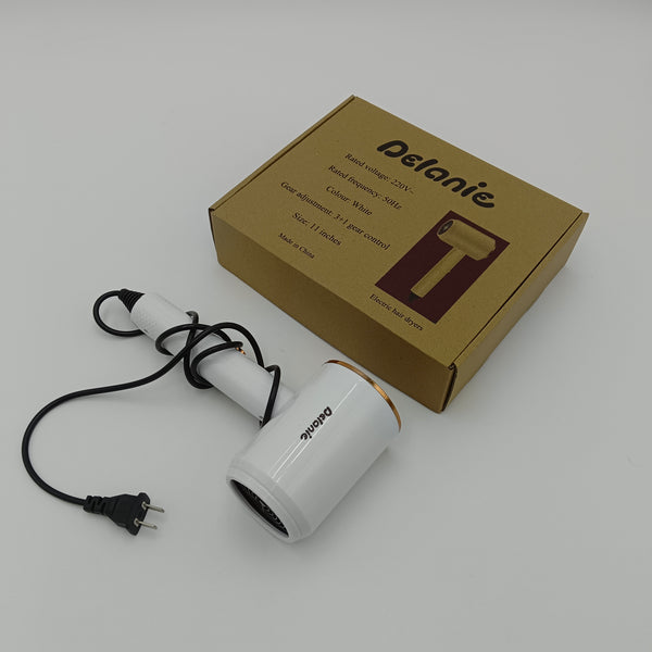 Electric hair dryers Portable White Hair Dryer, , 220V, 3 Speed Settings, 11 Inch