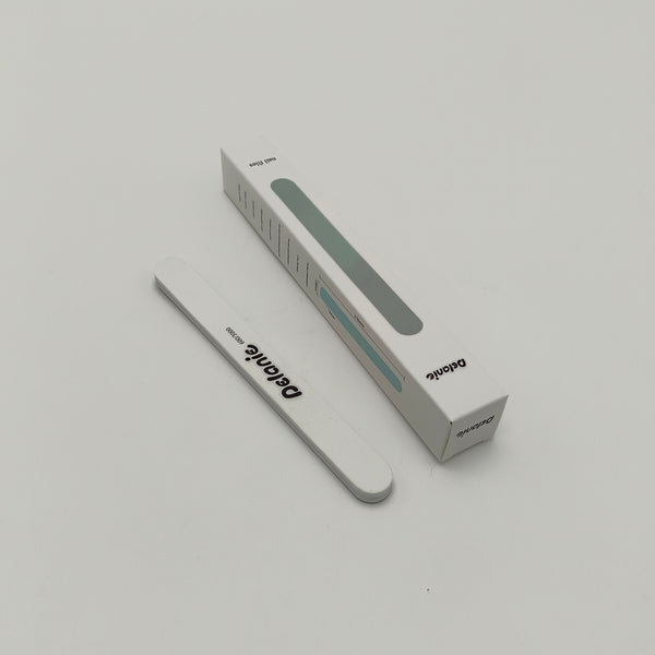 nail files Professional Nail File, Dual Sided 600/3000 Grit, 7 Inch, White