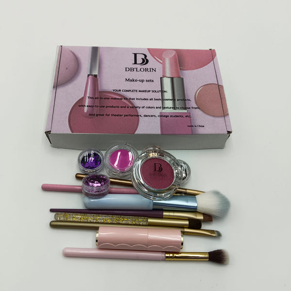 DB’LORIN Make-up sets Professional Makeup Kit Set with Brushes, Glitter Eyeshadow, Cosmetic Tools