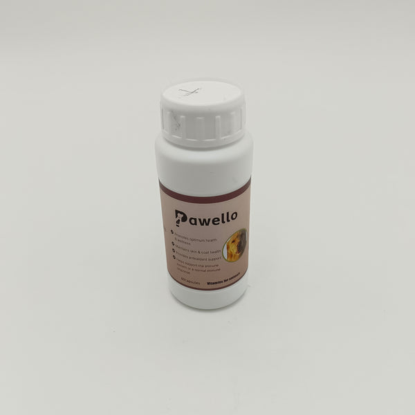 Pawello Vitamins for animals 60 capsules Animal multivitamin capsules for all dogs and cats