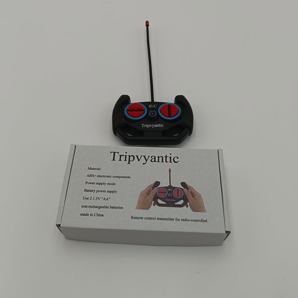Tripvyantic Remote control transmitter for radio-controlled RC Remote Control Transmitter, Battery Powered, Black