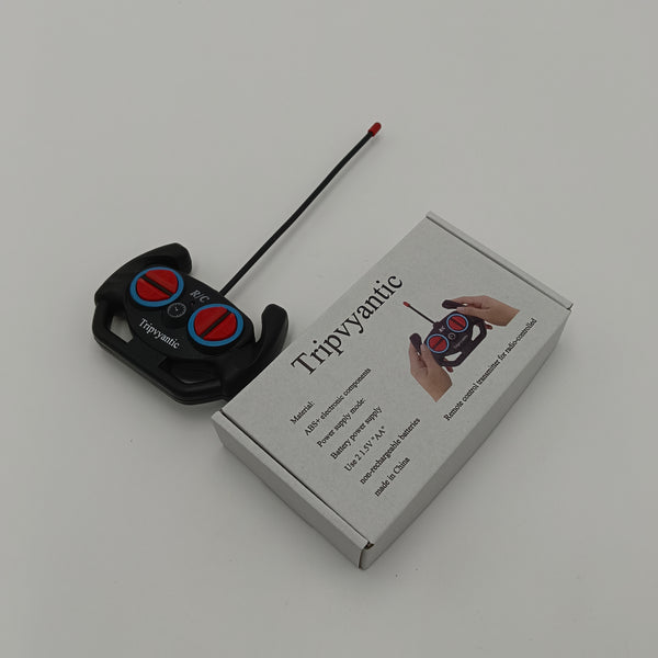 Tripvyantic Remote control transmitter for radio-controlled RC Remote Control Transmitter, Battery Powered, Black