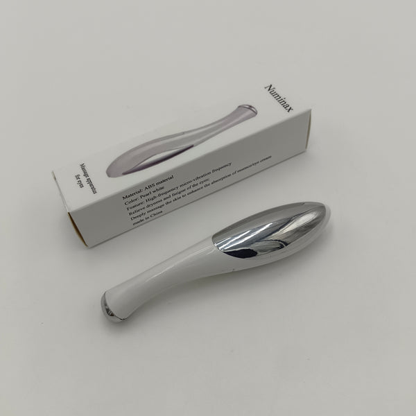 Numinax Massage apparatus for eyes White Eye Massager, High-Frequency Micro-Vibration, ABS Material