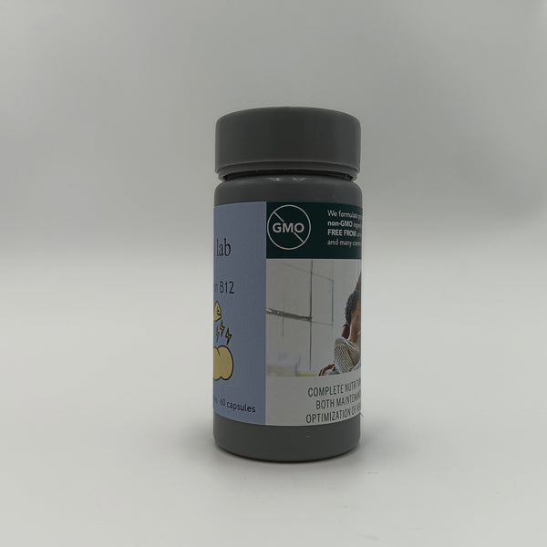 Gain lab Vitamin preparations Portable bottled vitamin B12 supplement - 60 capsules